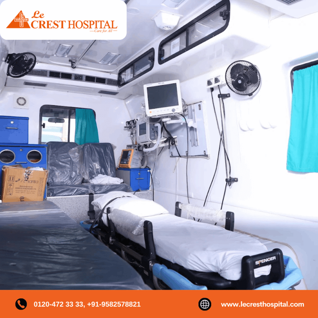 24/7 Ambulance Service in Ghaziabad – Quick Response by Le Crest Hospital