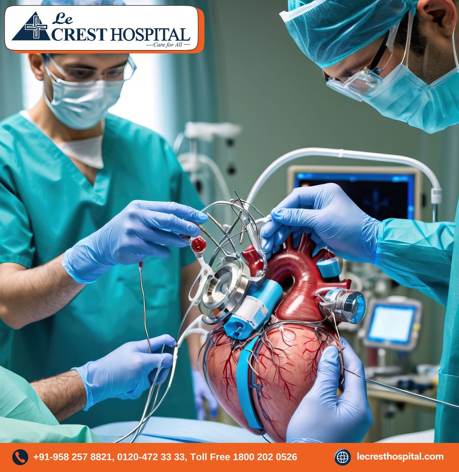 Best Cardiologist in Ghaziabad: Expert Heart Care You Can Trust at Le Crest Hospital