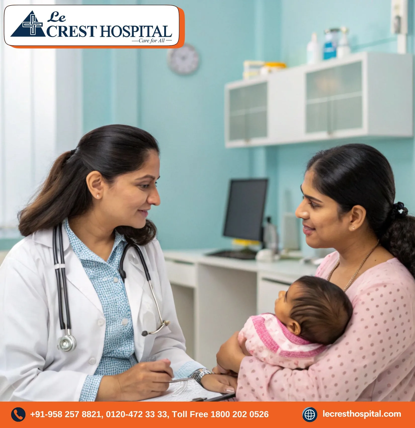 Best Gynaecologist in Ghaziabad – Trusted Women’s Health Care at Le Crest Hospital
